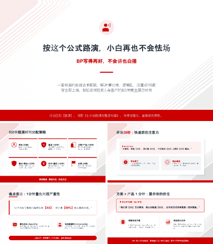 撰写商业计划书攻略-按这个公式路演，小白再也不会怯场.pptx