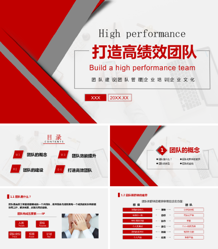 打造高绩效团队培训PPT模板.pptx