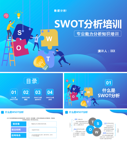SWOT分析培训课件PPT模板.pptx